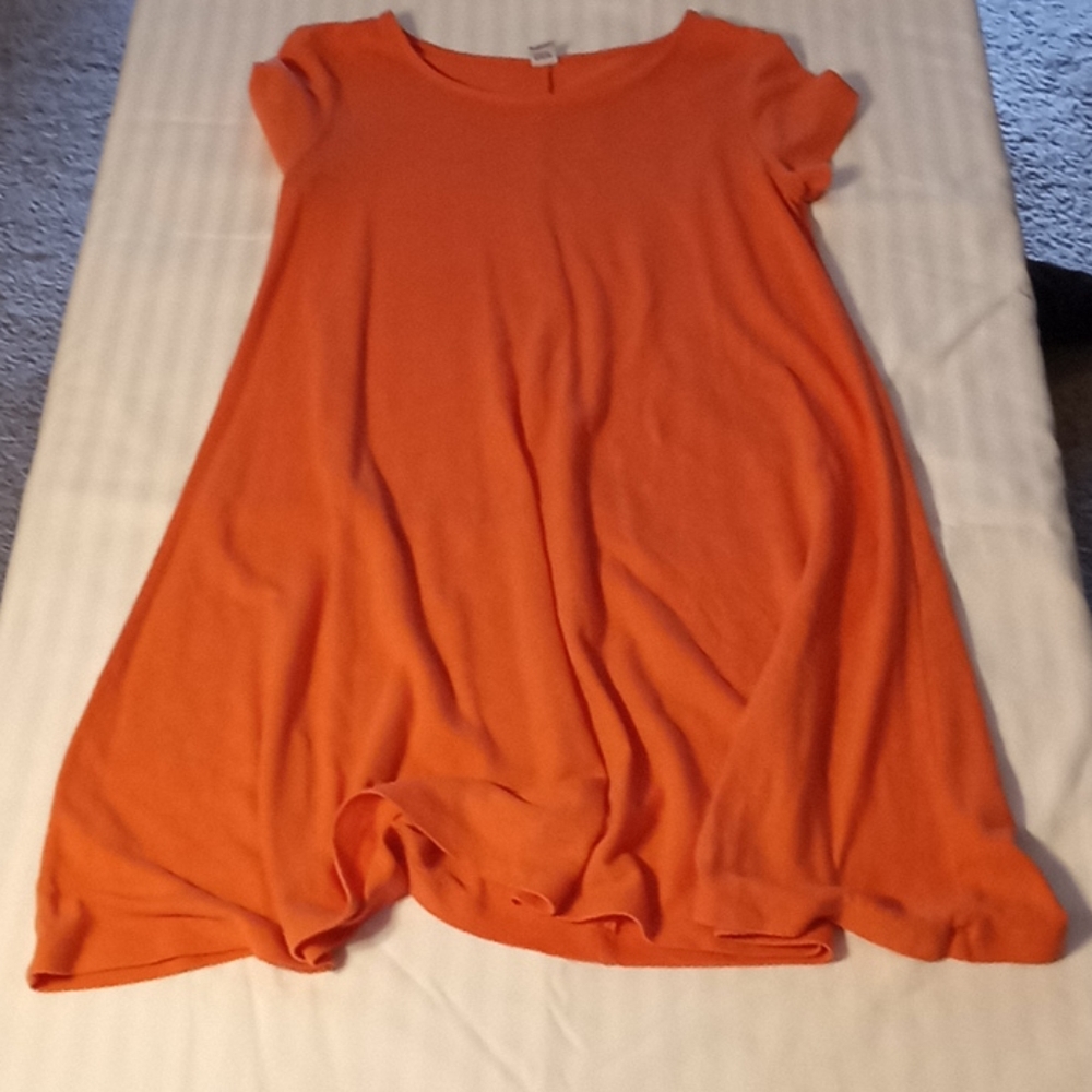 Peach swing dress